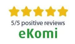 5 star review eKomi